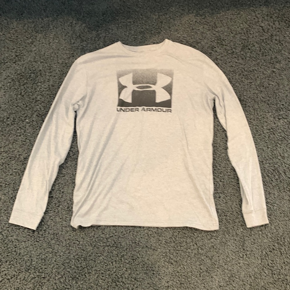 Under Armour grey long sleeve medium